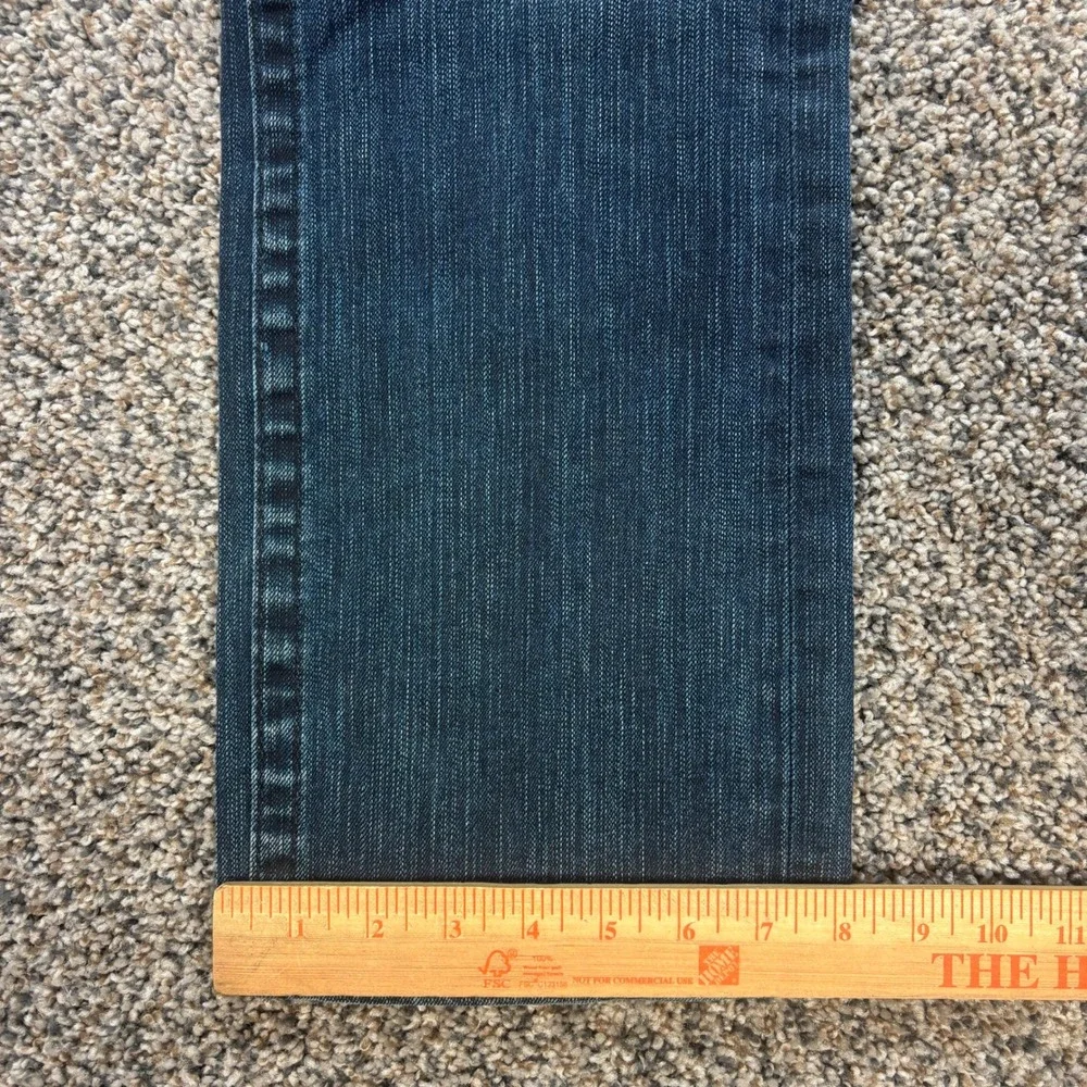 True Religion Ricky Men's 34 Jeans Straight Leg Dark Wash Made in USA MAC859EL